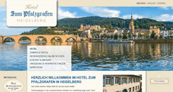 Desktop Screenshot of hotel-zum-pfalzgrafen.de