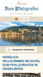 Mobile Screenshot of hotel-zum-pfalzgrafen.de
